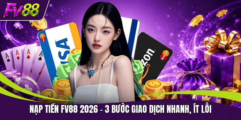 Nạp Tiền FV88 2026 - 3 Bước Giao Dịch Nhanh, Ít Lỗi